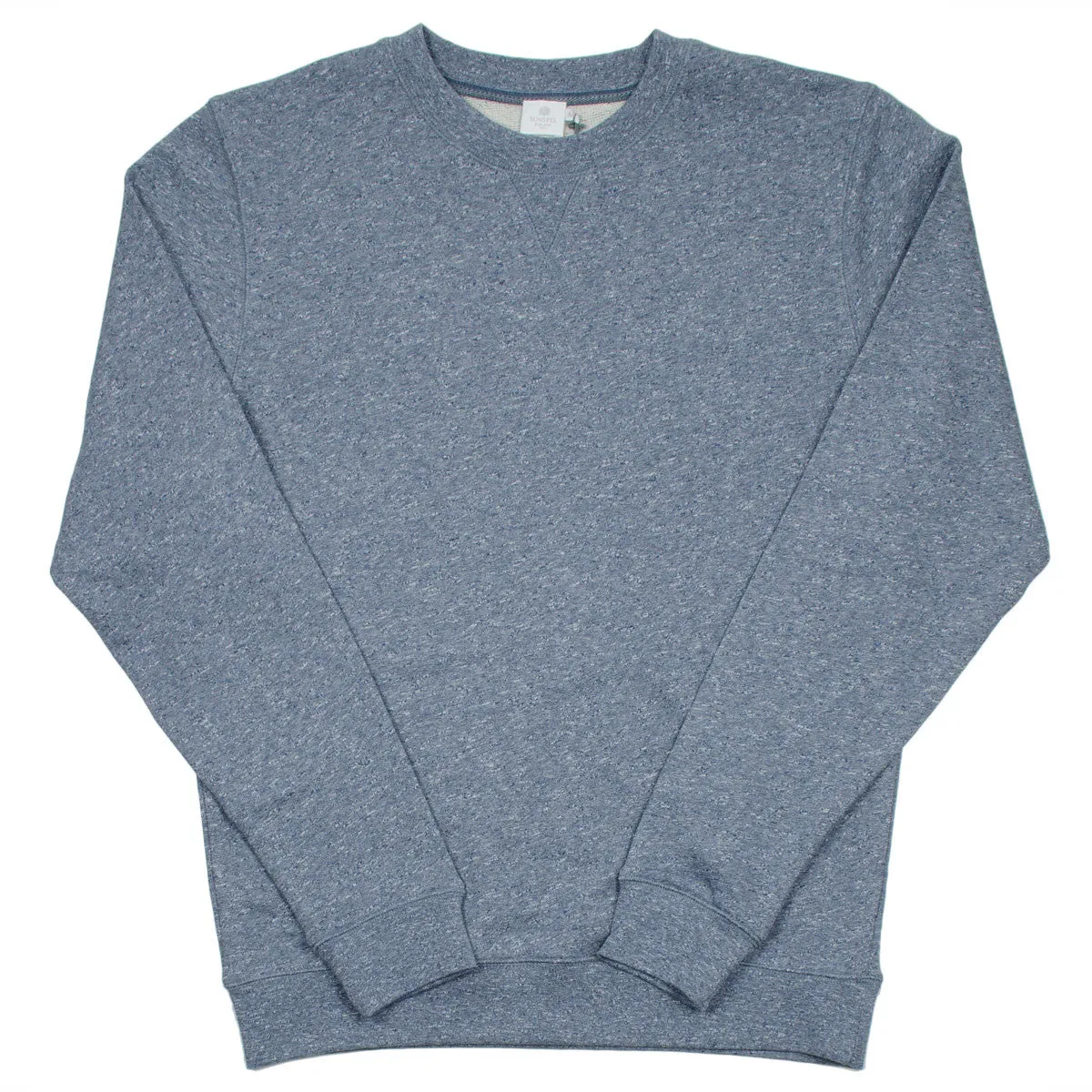 Sunspel - Crewneck Sweatshirt - Blue Melange