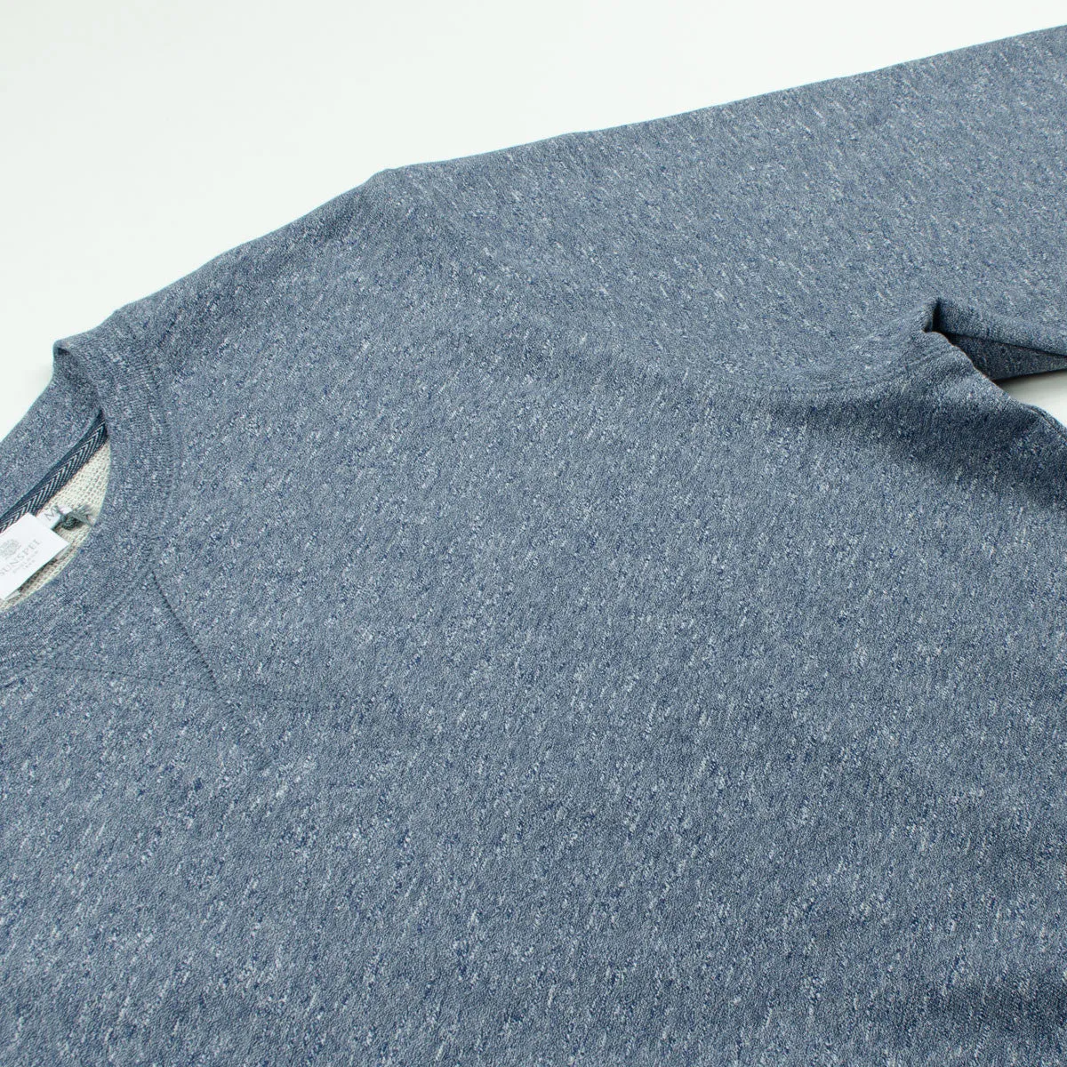 Sunspel - Crewneck Sweatshirt - Blue Melange