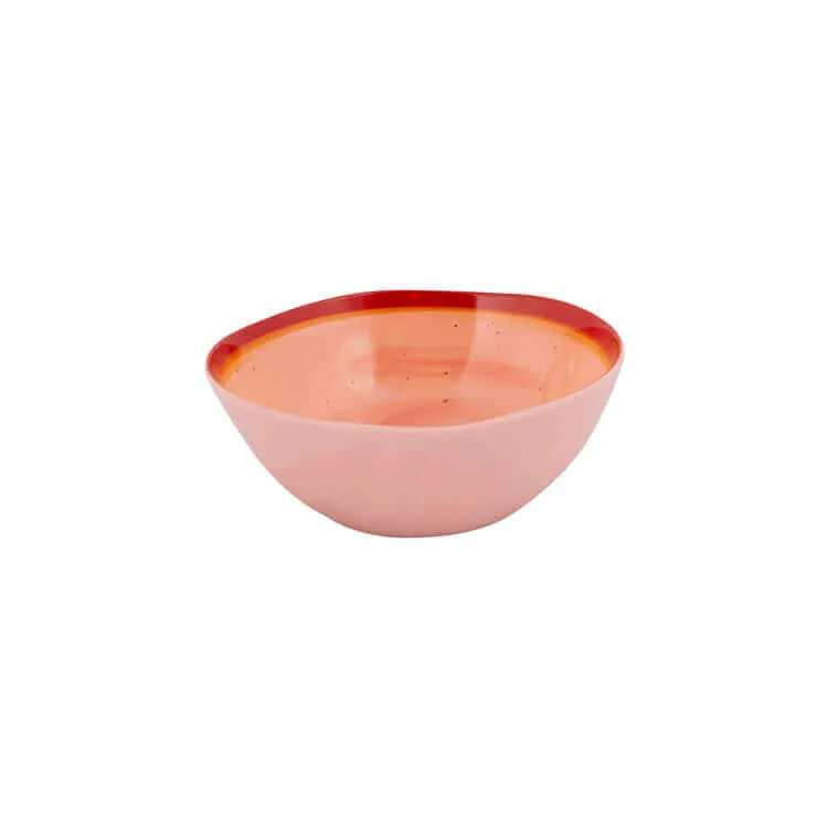 Tweedekans Melamine 12-delig Servies Halo Terracota