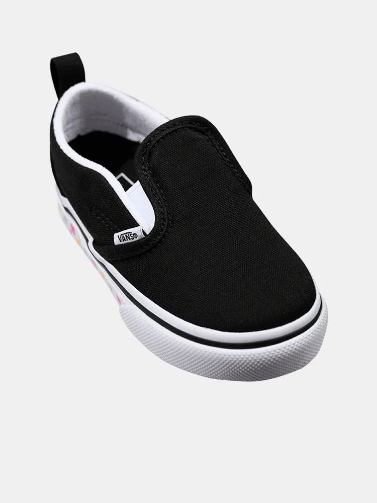 Vans Youth Slip-On V Checkerboard - Rainbow / Black