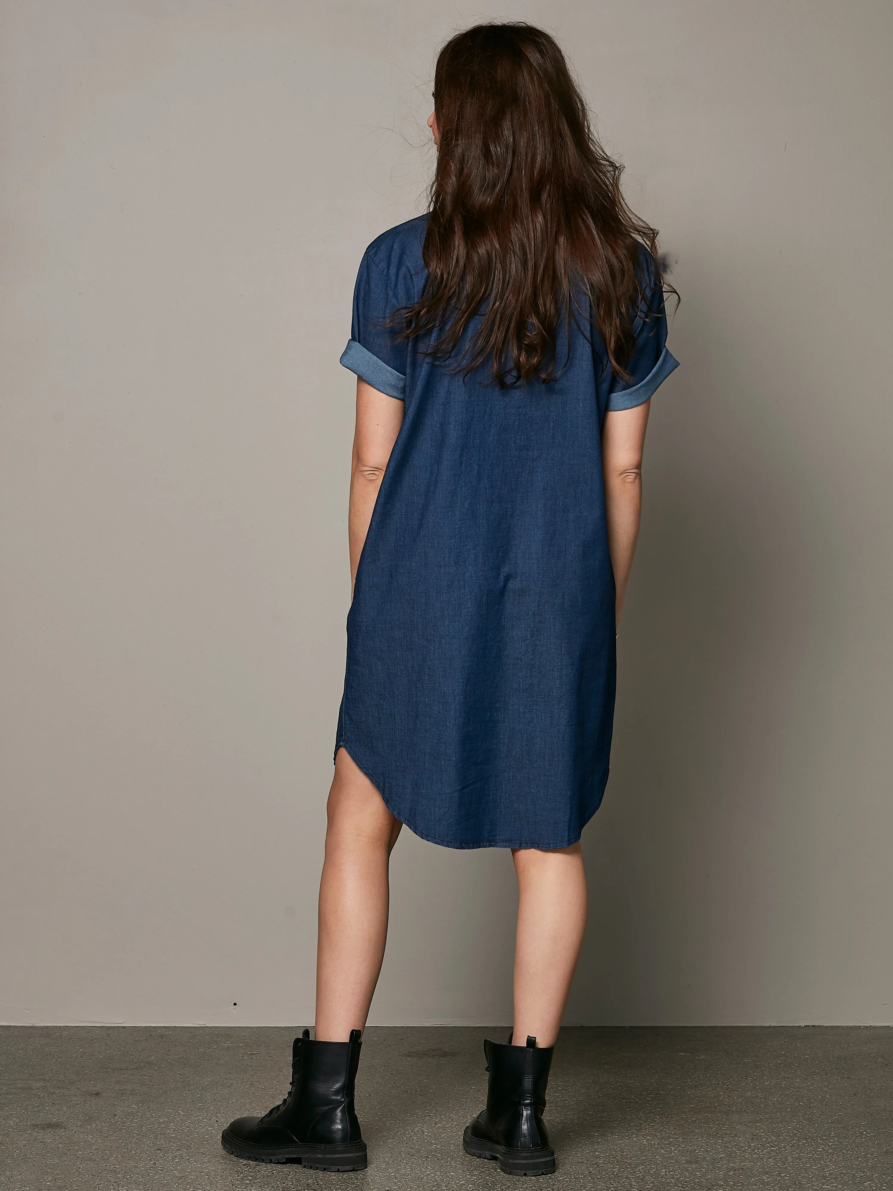 VELA Kleid - Denim