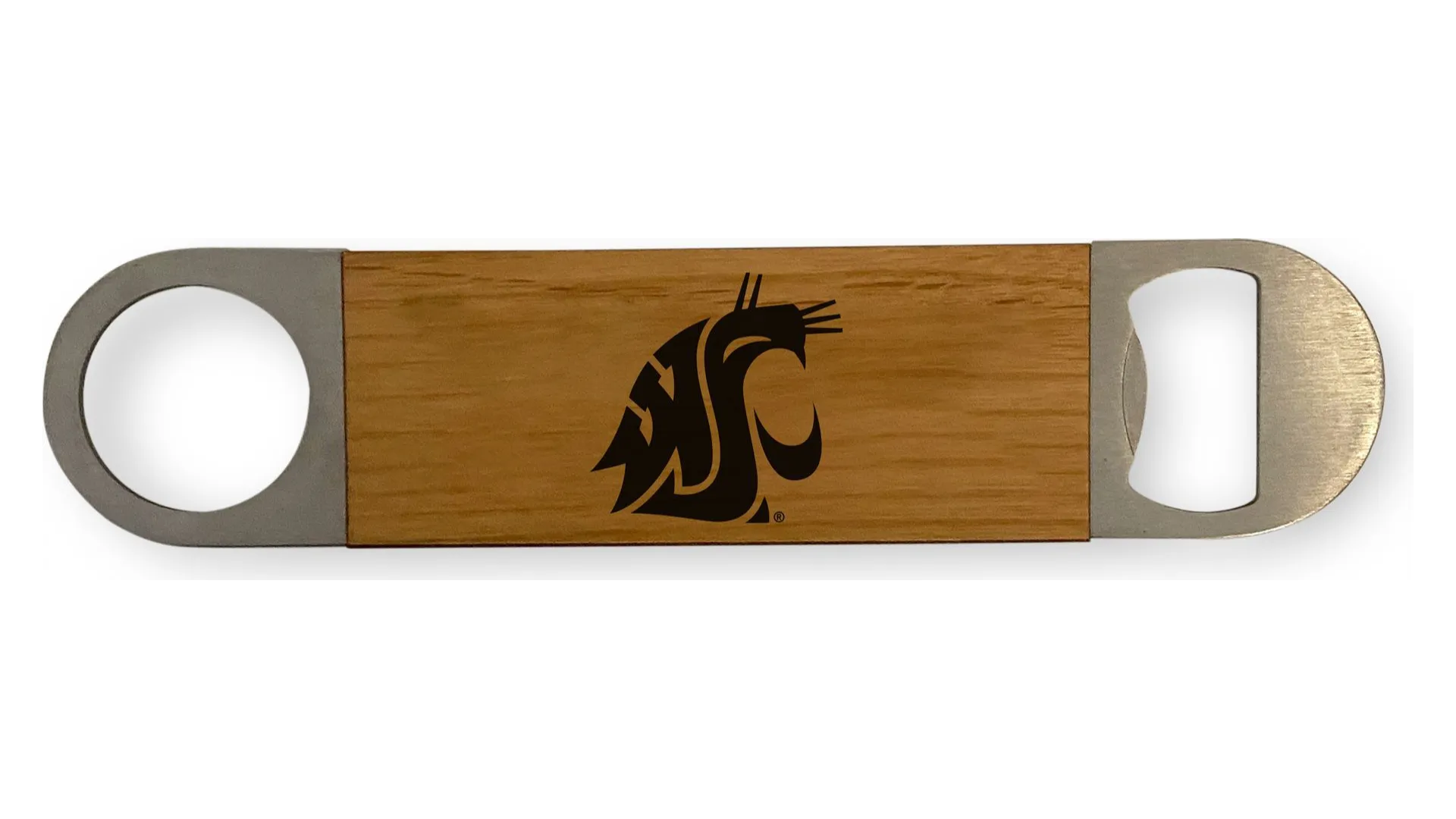 Washington State University Magnetic Wood Bottle Opener