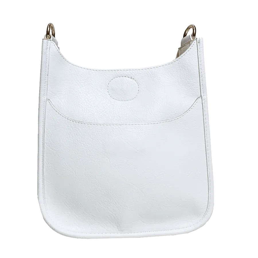 White Mini Messenger Handbag (STRAP SOLD SEPARATELY)